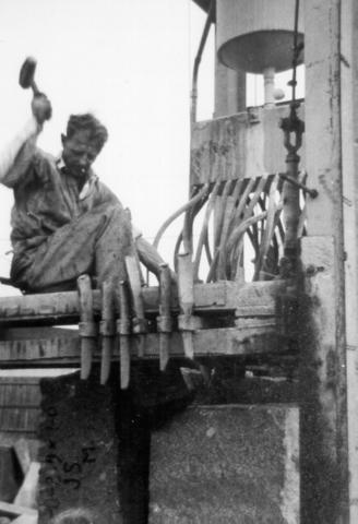  Stone Cutting at a Monumental Masons. Fawkner