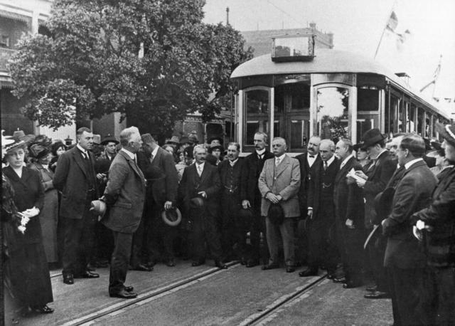  Official Opening of Electric Tram Service to Coburg