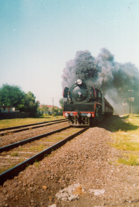  Steam Train No. 707. Glenroy Railway Station