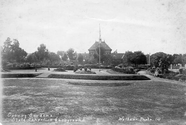  Coburg Gardens State School No. 484 in Background