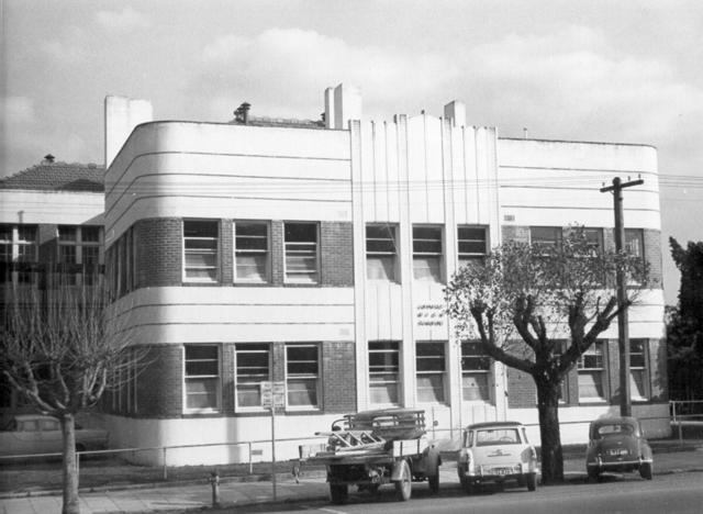  Coburg High School. Extensions to Front of School