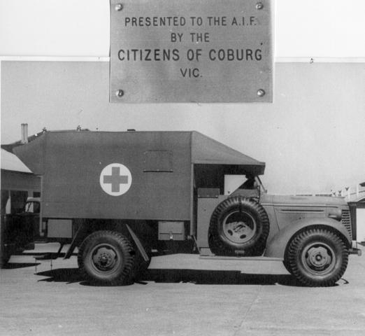  Ambulance Presented to the Air Force by the Citizens of Coburg
