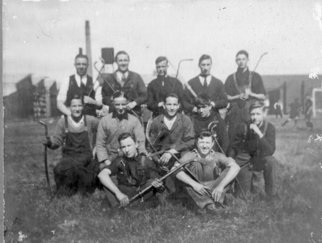  Lincoln Mills Iron Pipe Hockey Team 1928