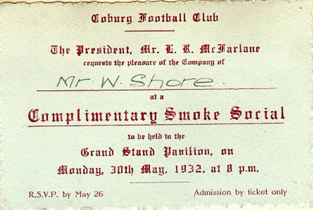  Coburg Football Club Smoke Social