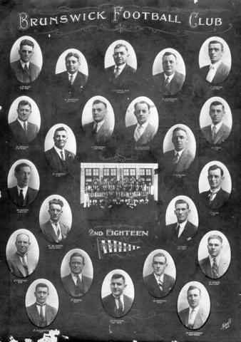  Brunswick Football Club 2nd Eighteen. Premiers 1931