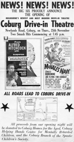  Coburg Drive-in Theatre Opening