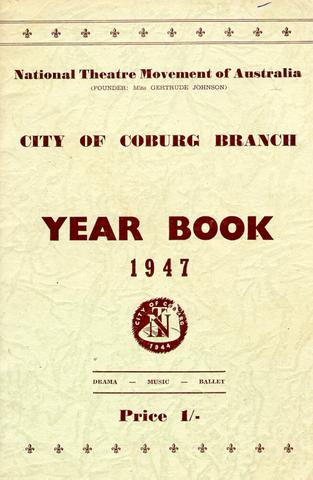  City of Coburg Branch of the National Theatre Movement