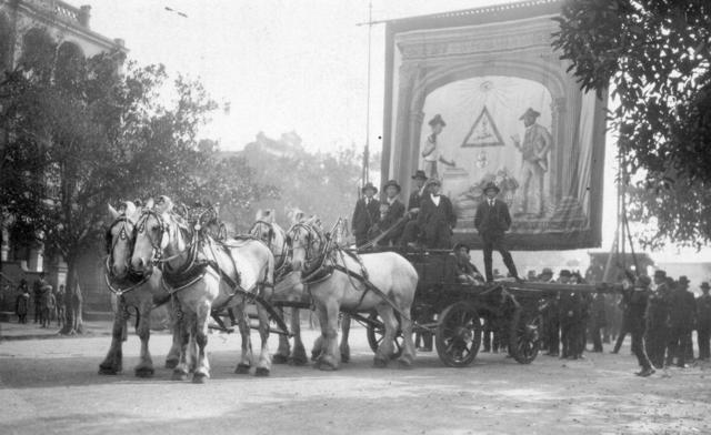  8 Hour Day Procession. Nicholson St.