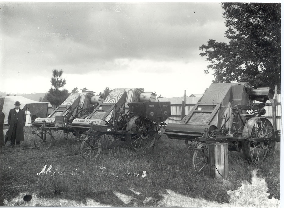 Harvesting machine display, Alexandra