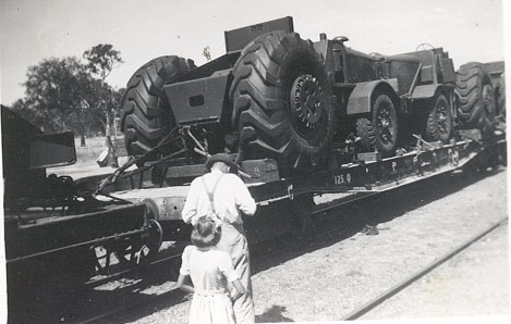 Loaded rail cars, Alexandra