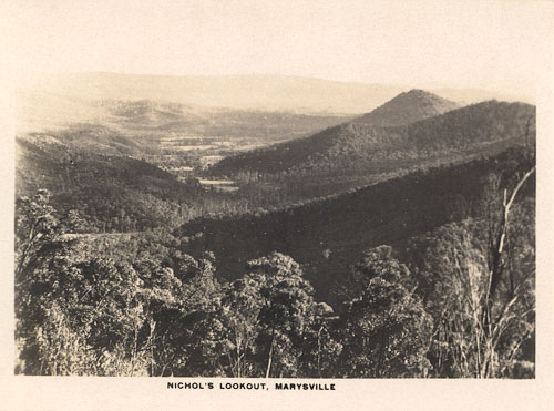 Nichol's Lookout, Marysville.