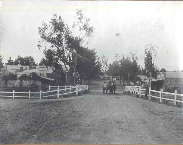 Grant Street. Alexandra from U.T.Creek featuring horse drawn cart.