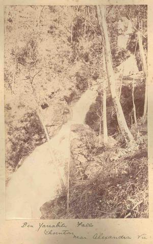 Ben Yarrabite falls. Thornton near Alexandra. Vic.