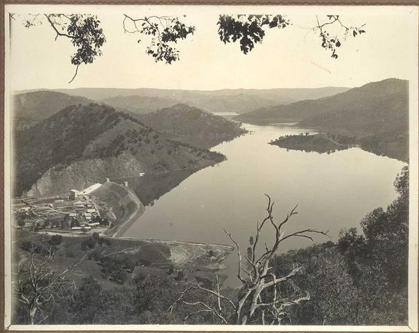 View of Sugarloaf dam.