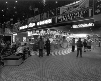 Movie theatre foyer