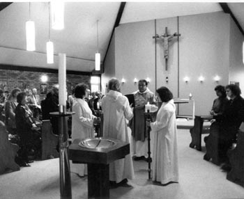 Sunday church service