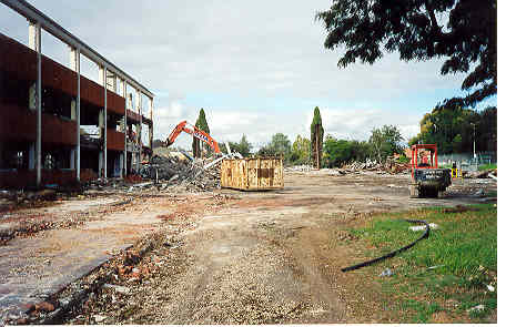 [demolition of Prahran High School]
