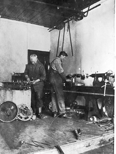 [Walter Todman's workshop]