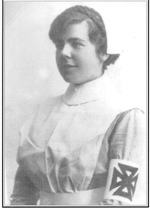 Second year student nurse, Elsie Holland, 1916