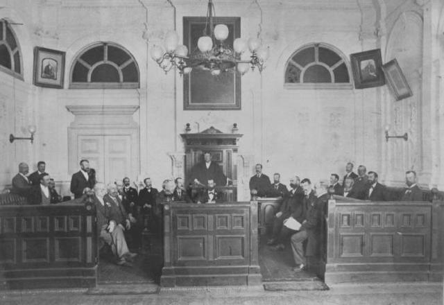 [Prahran City Council chambers]