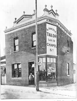 [Preece's tailor's shop in Barry Street, Prahran]