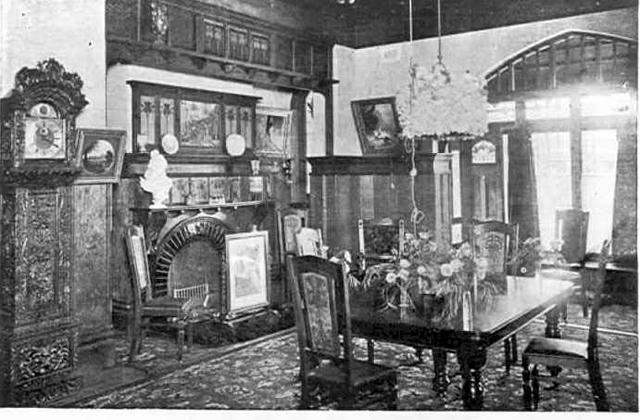 The dining-room,  'Marilla' 