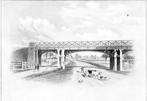 The Windsor to St Kilda railway loop bridge