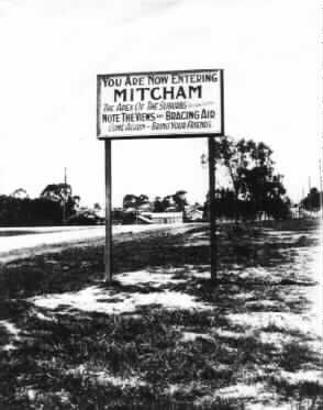 Whitehorse Road sign