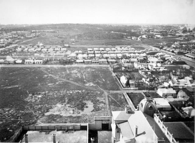 View of Abbotsford looking east from the town hall