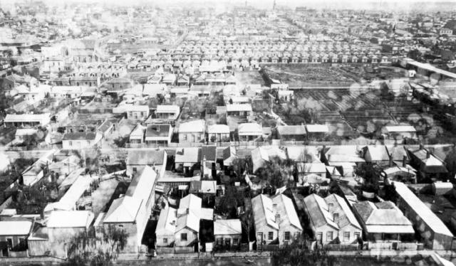 View of Collingwood looking west from the town hall.
