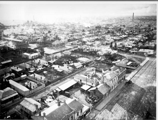 View of Collingwood looking north-west from the town hall