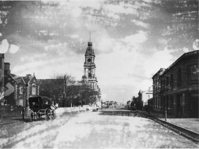 View of Hoddle Street looking south