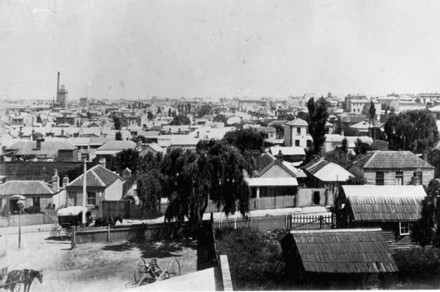 View of Collingwood looking south across Perry Street