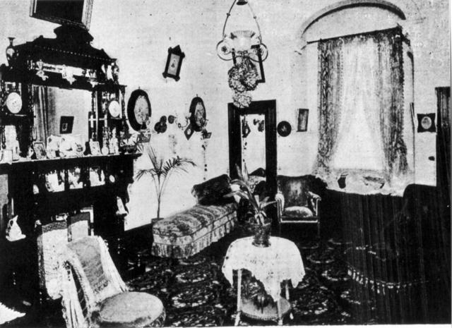 Mrs. Pitt's boudoir at 'Mikado' at 96 Trenerry Crescent