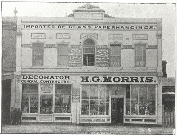 H.G. Morris, Architect, General Contractor and Builder. 113-115 Scotchmer Street, North Fitzroy.