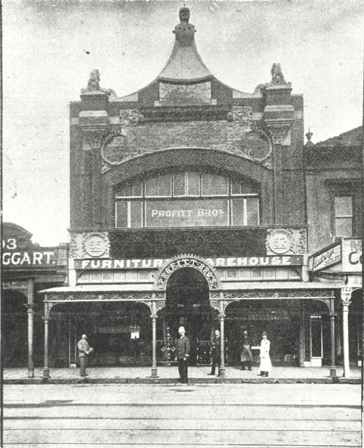 Profitt Bros. Furniture Warehouse, 95-97 Smith Street, Fitzroy.