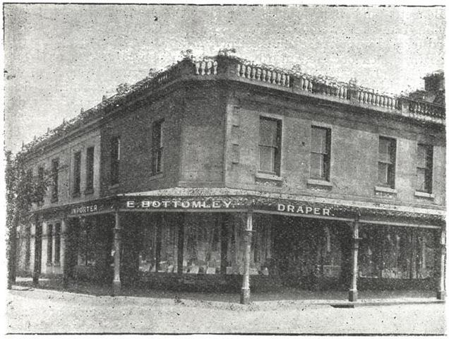 E. Bottomley, Draper, corner Gertrude and Gore Streets, Fitzroy.