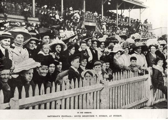 Fitzroy versus South Melbourne, Brunswick Street Oval, North Fitzroy
