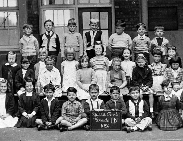Grade 1, Yarra Park School, 1956