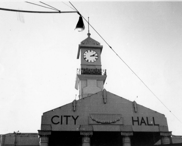 Richmond Town Hall clock tower