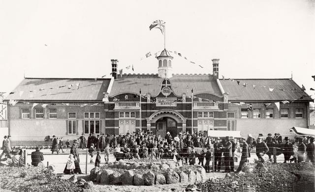 Opening of the Fitzroy Municipal Baths - opened by Councillor F.R. Chapman, Mayor 