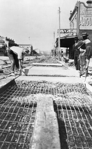 Brunswick Street, road construction and maintence