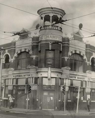 Champion Hotel, corner Gertrude and Brunswick Street, Fitzroy