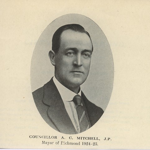 Councillor A.C. Mitchell, Mayor of Richmond