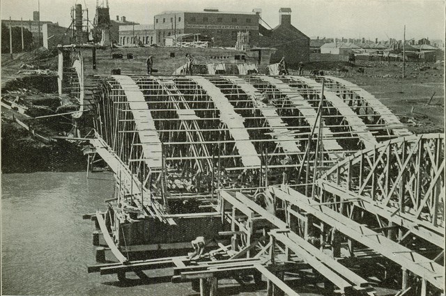 Construction of Church Street Bridge, Richmond 