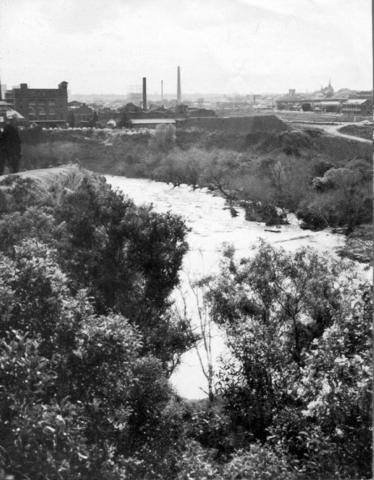 Dight's Falls in the 1970s