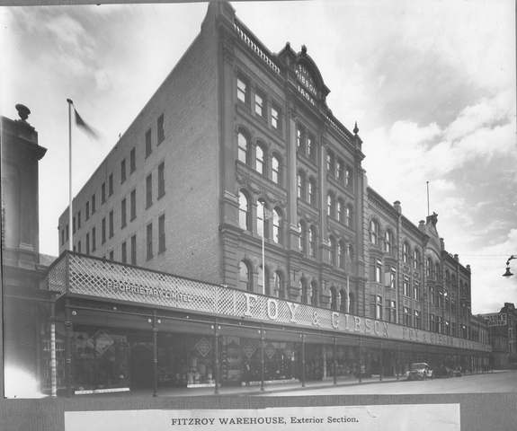 Fitzroy Warehouse, exterior section