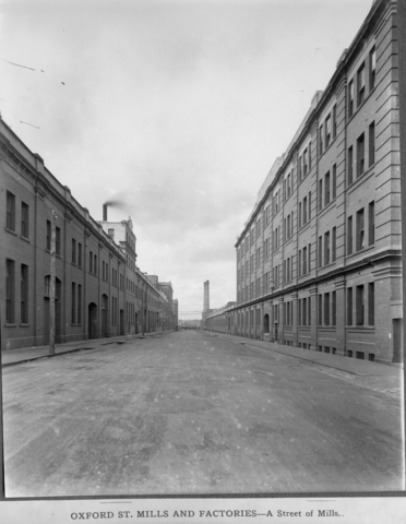 Oxford St. Mills and Factories - A Street of Mills.