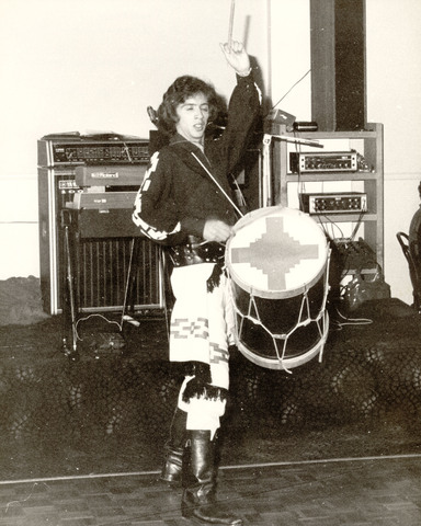 Traditional Argintinian drummer