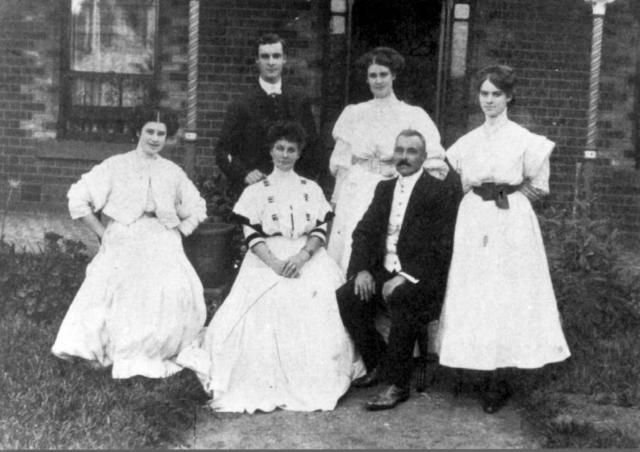 Family group at 139 Gipps Street